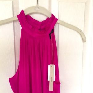 Banana Republic pink maxi dress